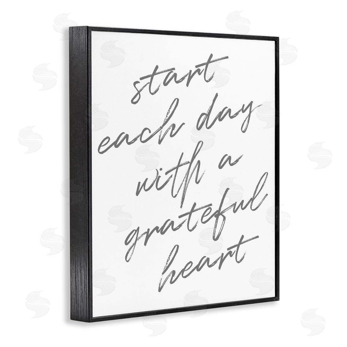 SD Graphics Studio Start Each Day Grateful Inspirational Phrase Distressed Typography
