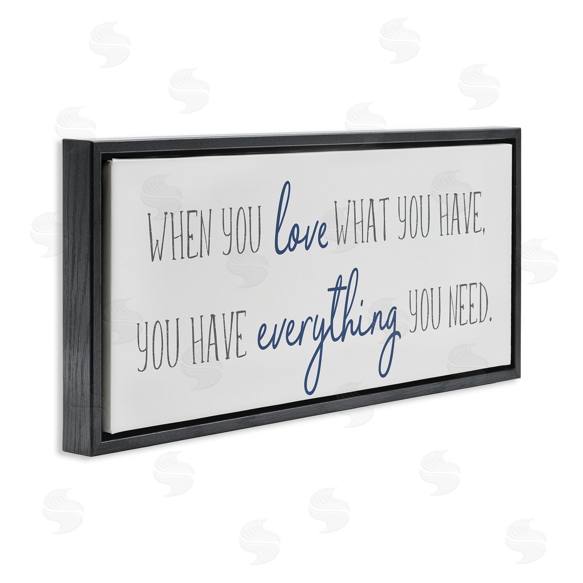 Anna Quach Love What You Have Quaint Phrase Blue Grey