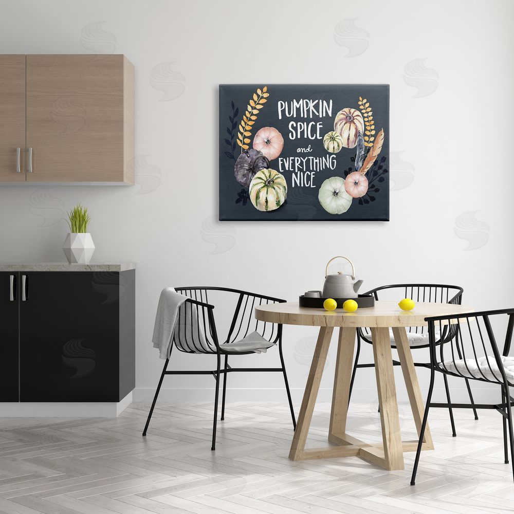 Jennifer Paxton Parker Pumpkin Spice Everything Nice Phrase Autumn Harvest Feathers