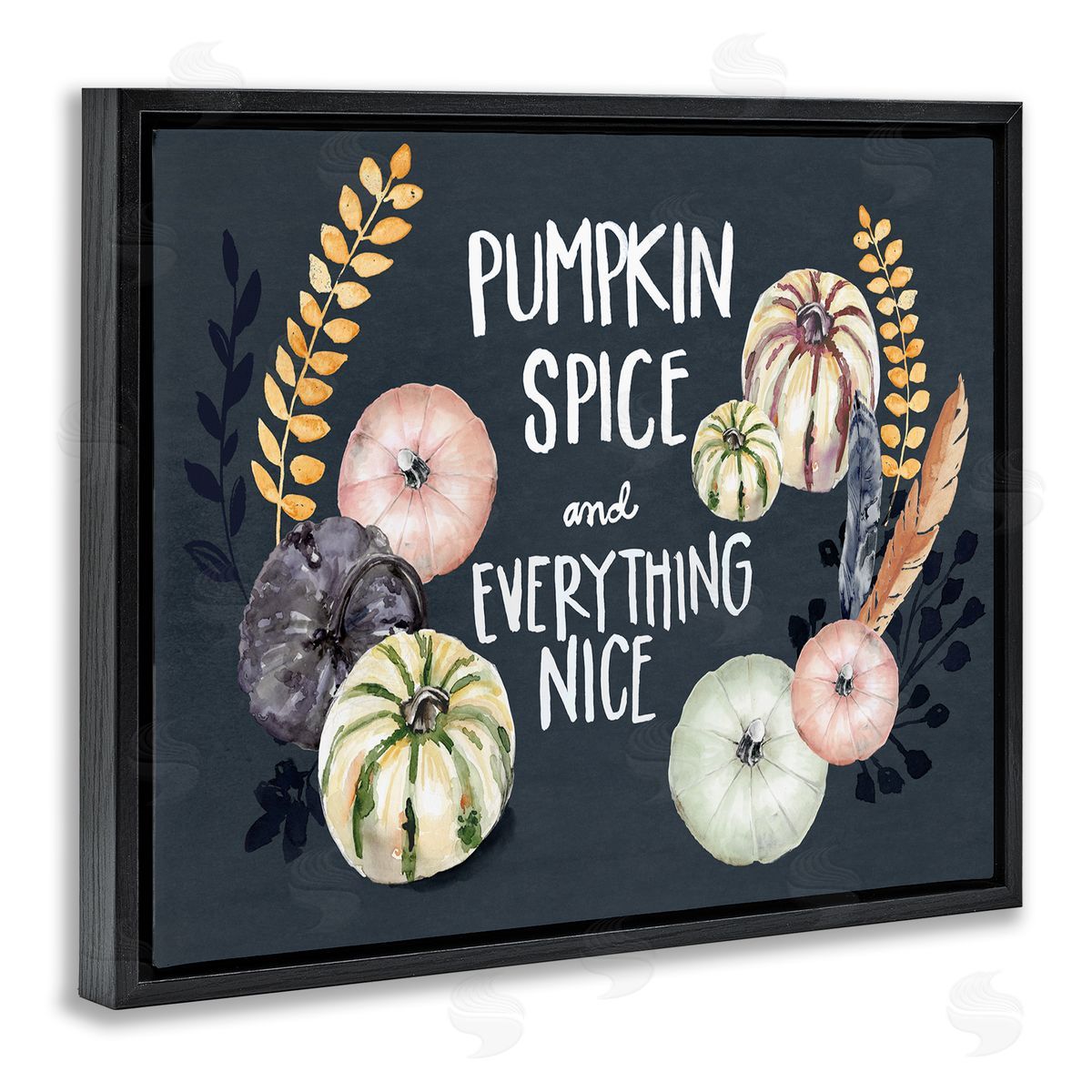 Jennifer Paxton Parker Pumpkin Spice Everything Nice Phrase Autumn Harvest Feathers