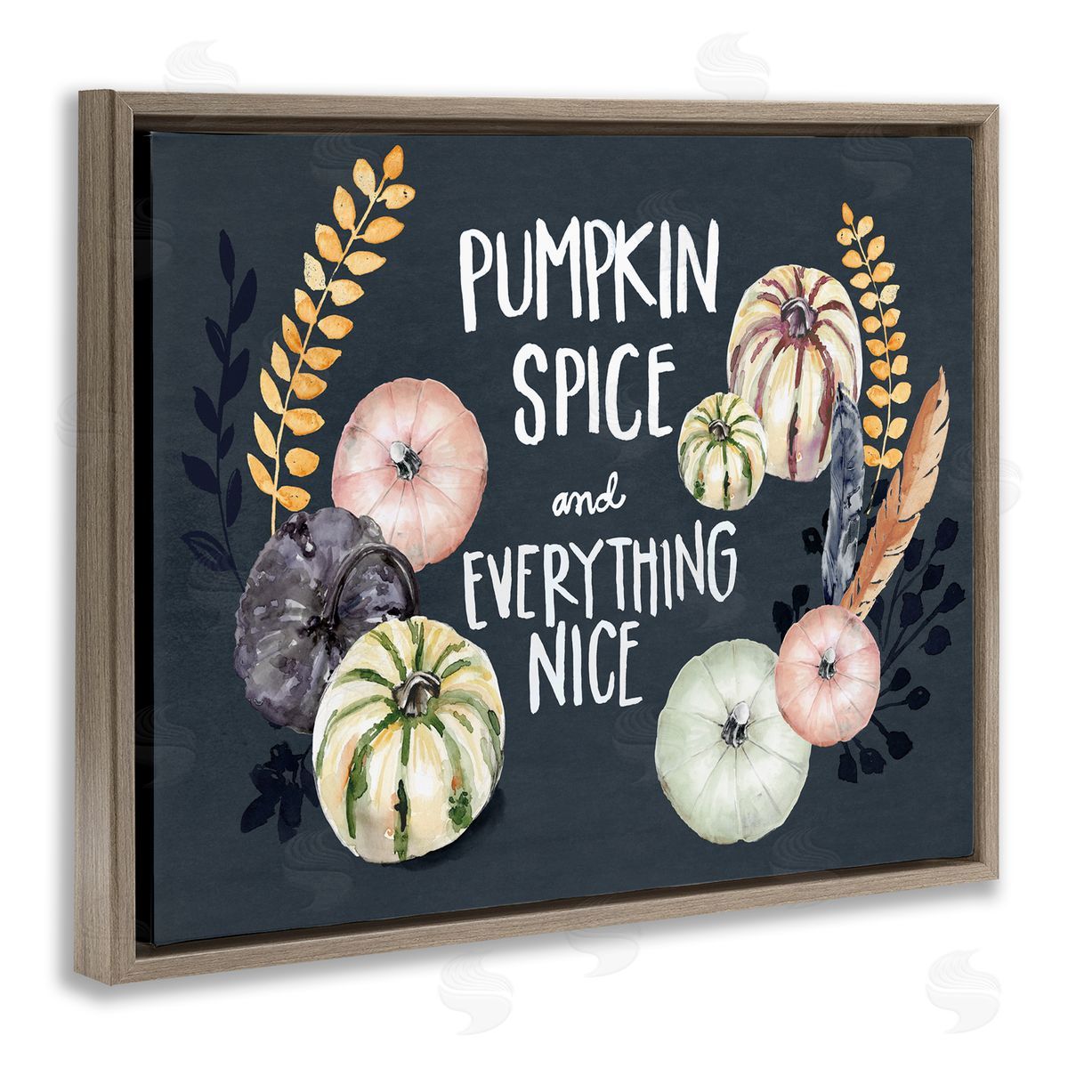 Jennifer Paxton Parker Pumpkin Spice Everything Nice Phrase Autumn Harvest Feathers
