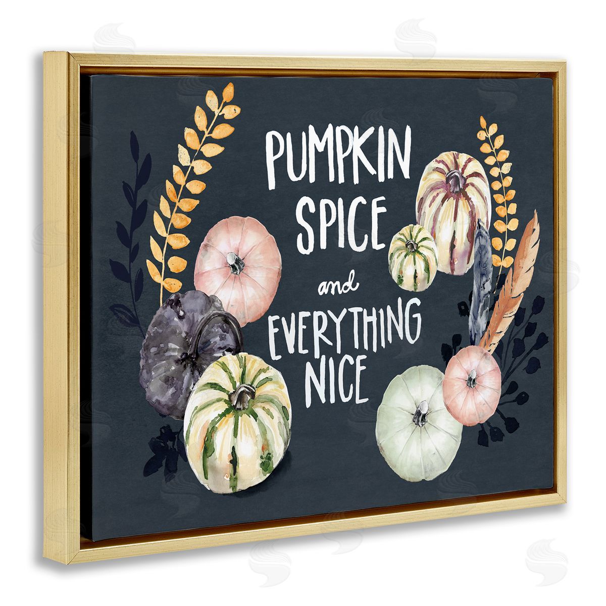 Jennifer Paxton Parker Pumpkin Spice Everything Nice Phrase Autumn Harvest Feathers
