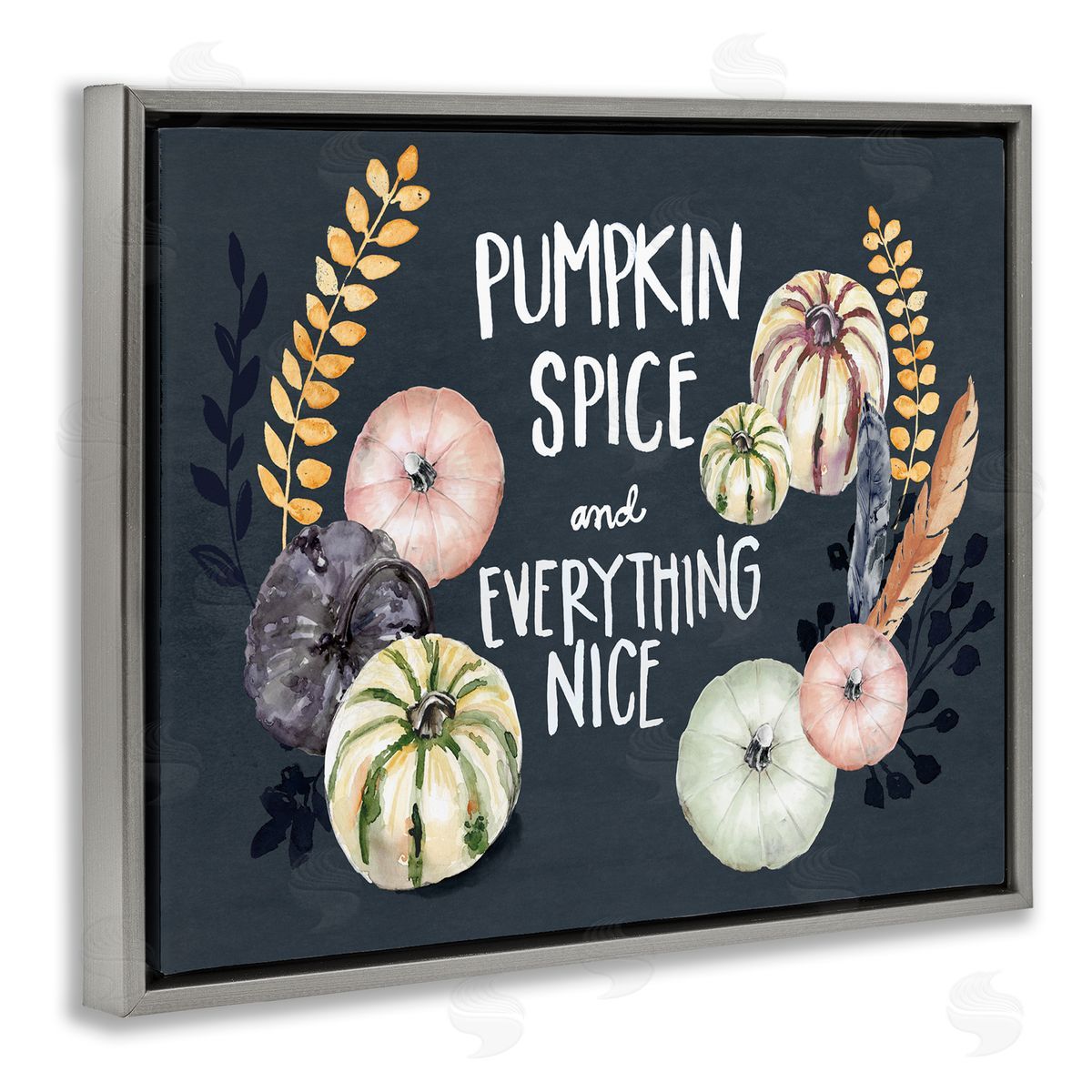 Jennifer Paxton Parker Pumpkin Spice Everything Nice Phrase Autumn Harvest Feathers