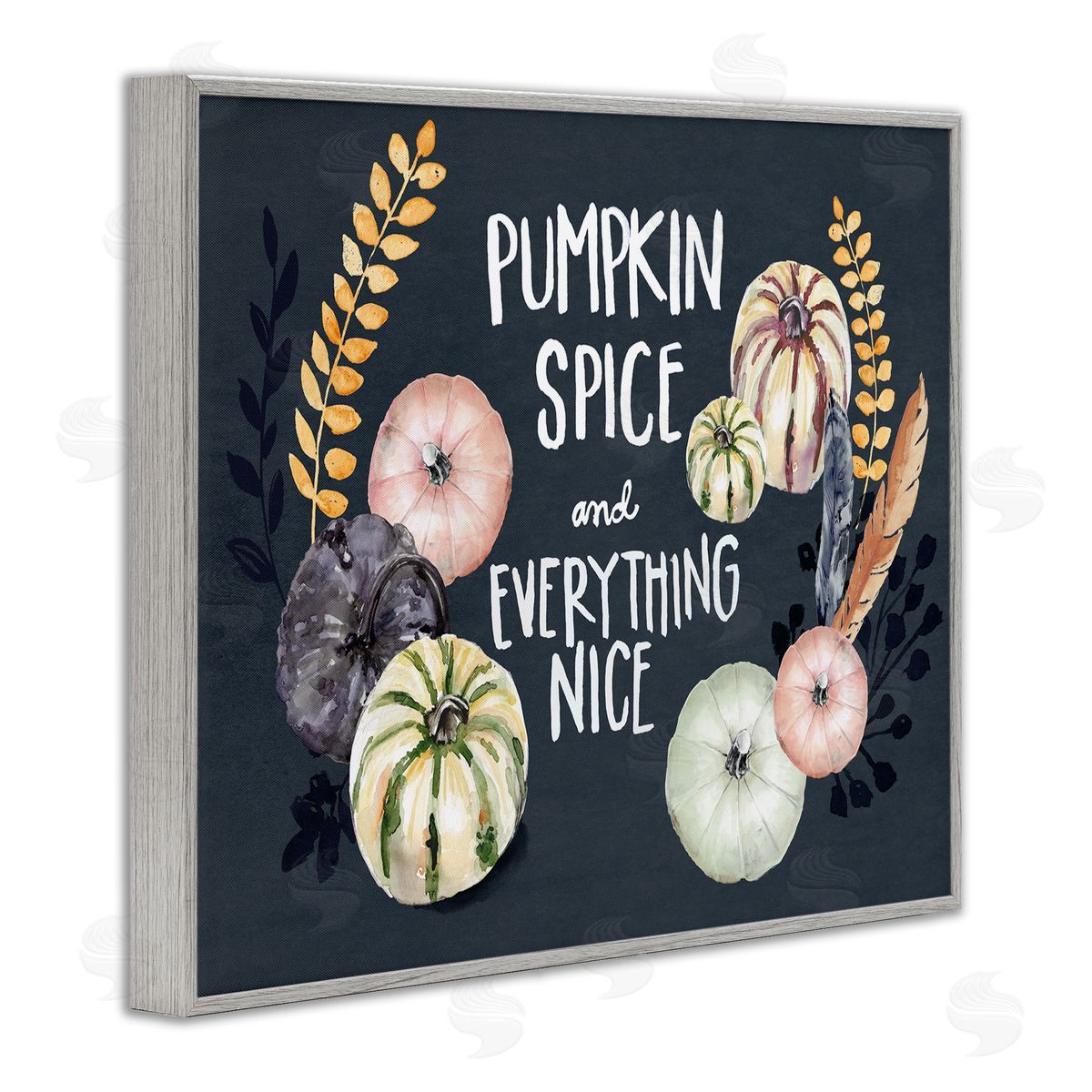 Jennifer Paxton Parker Pumpkin Spice Everything Nice Phrase Autumn Harvest Feathers