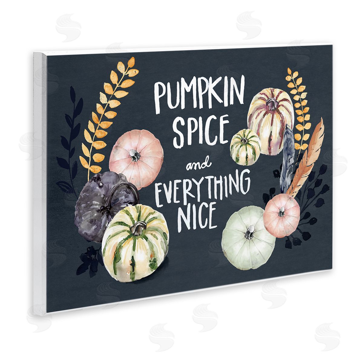 Jennifer Paxton Parker Pumpkin Spice Everything Nice Phrase Autumn Harvest Feathers