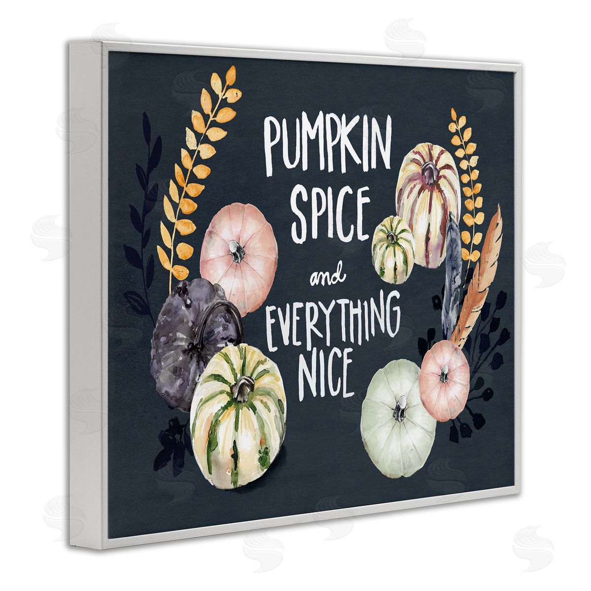 Jennifer Paxton Parker Pumpkin Spice Everything Nice Phrase Autumn Harvest Feathers