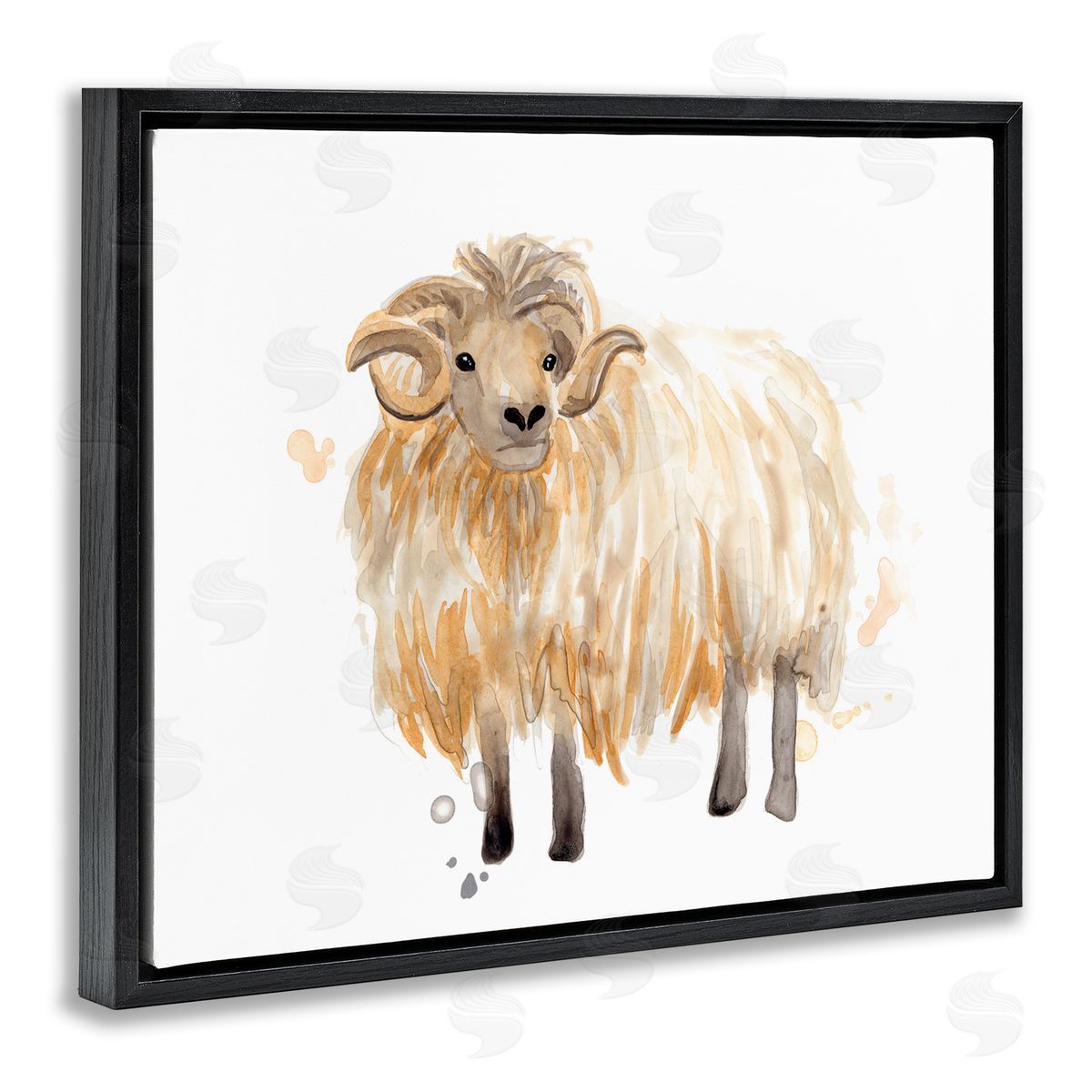 June Erica Vess Stoic Highland Mountain Goat Curved Horn Ram