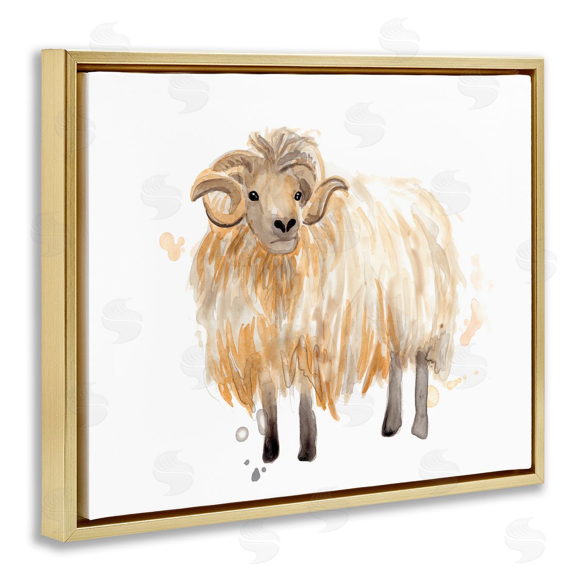 June Erica Vess Stoic Highland Mountain Goat Curved Horn Ram