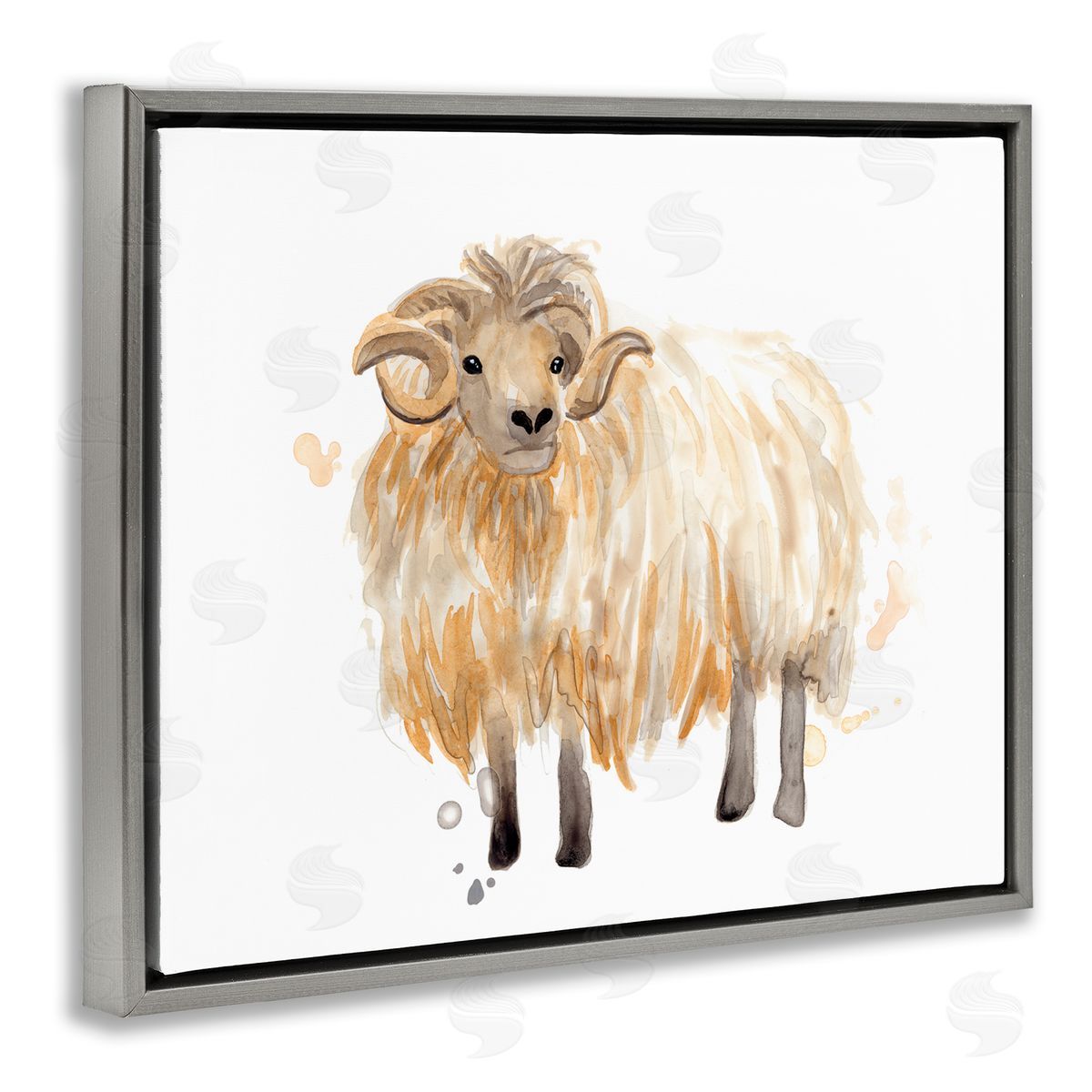 June Erica Vess Stoic Highland Mountain Goat Curved Horn Ram