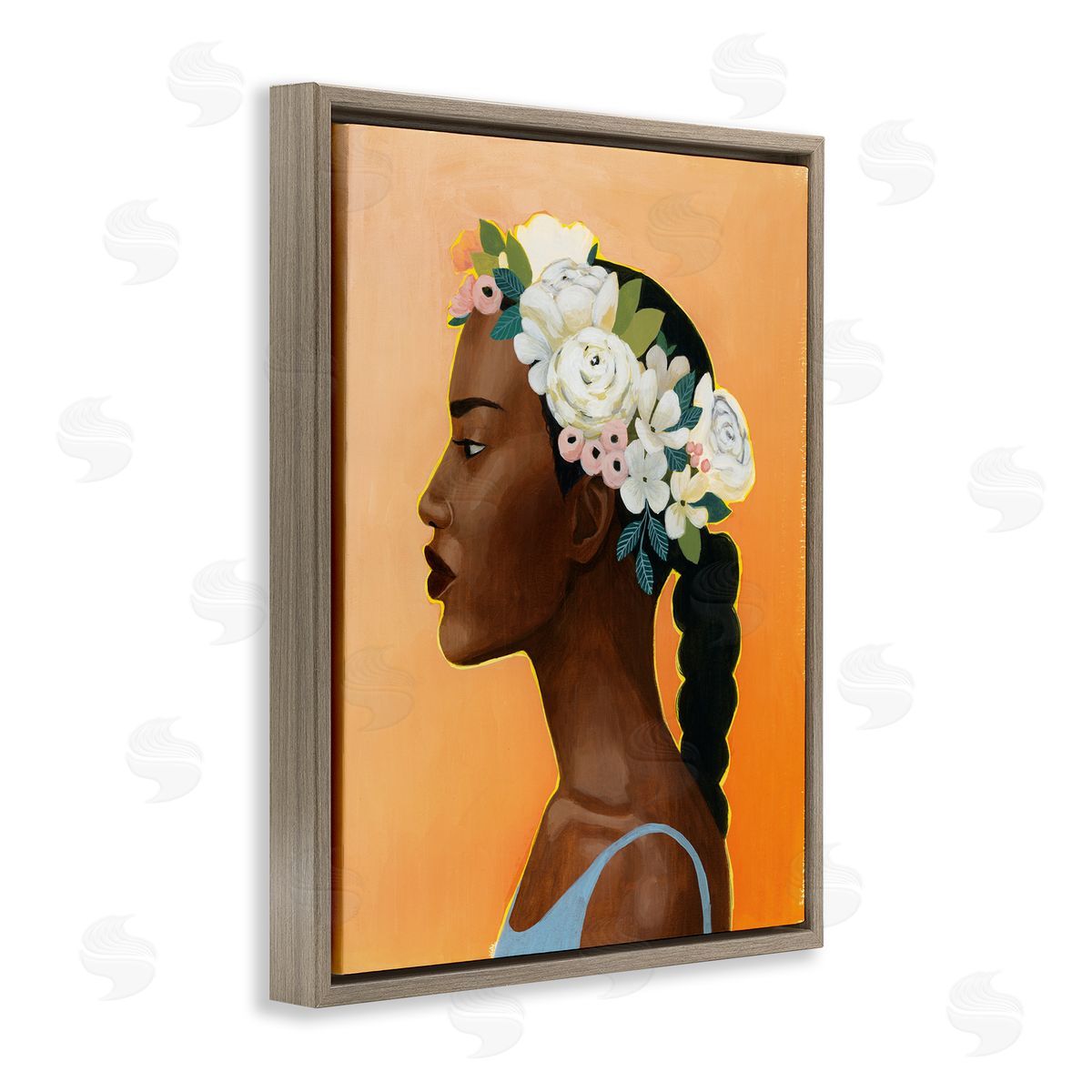 Grace Popp Woman Wearing Rose Floral Crown Strong Portrait