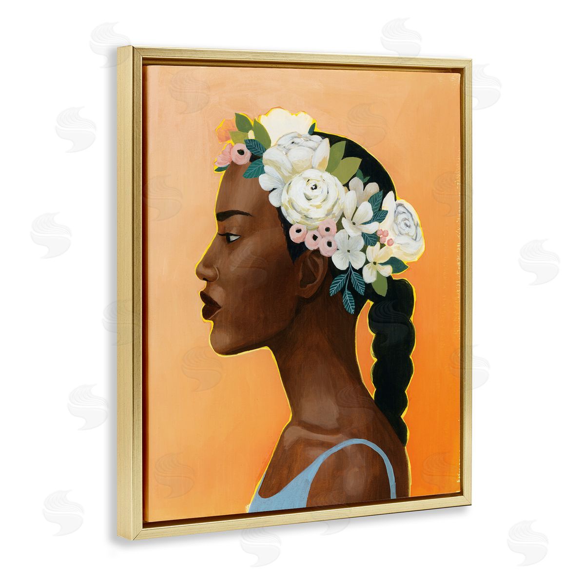 Grace Popp Woman Wearing Rose Floral Crown Strong Portrait