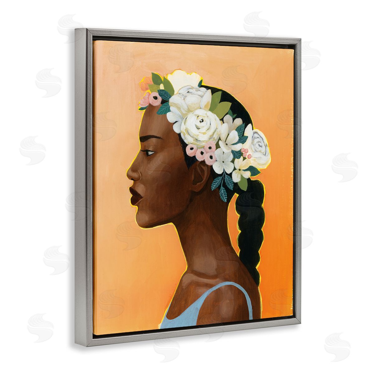 Grace Popp Woman Wearing Rose Floral Crown Strong Portrait
