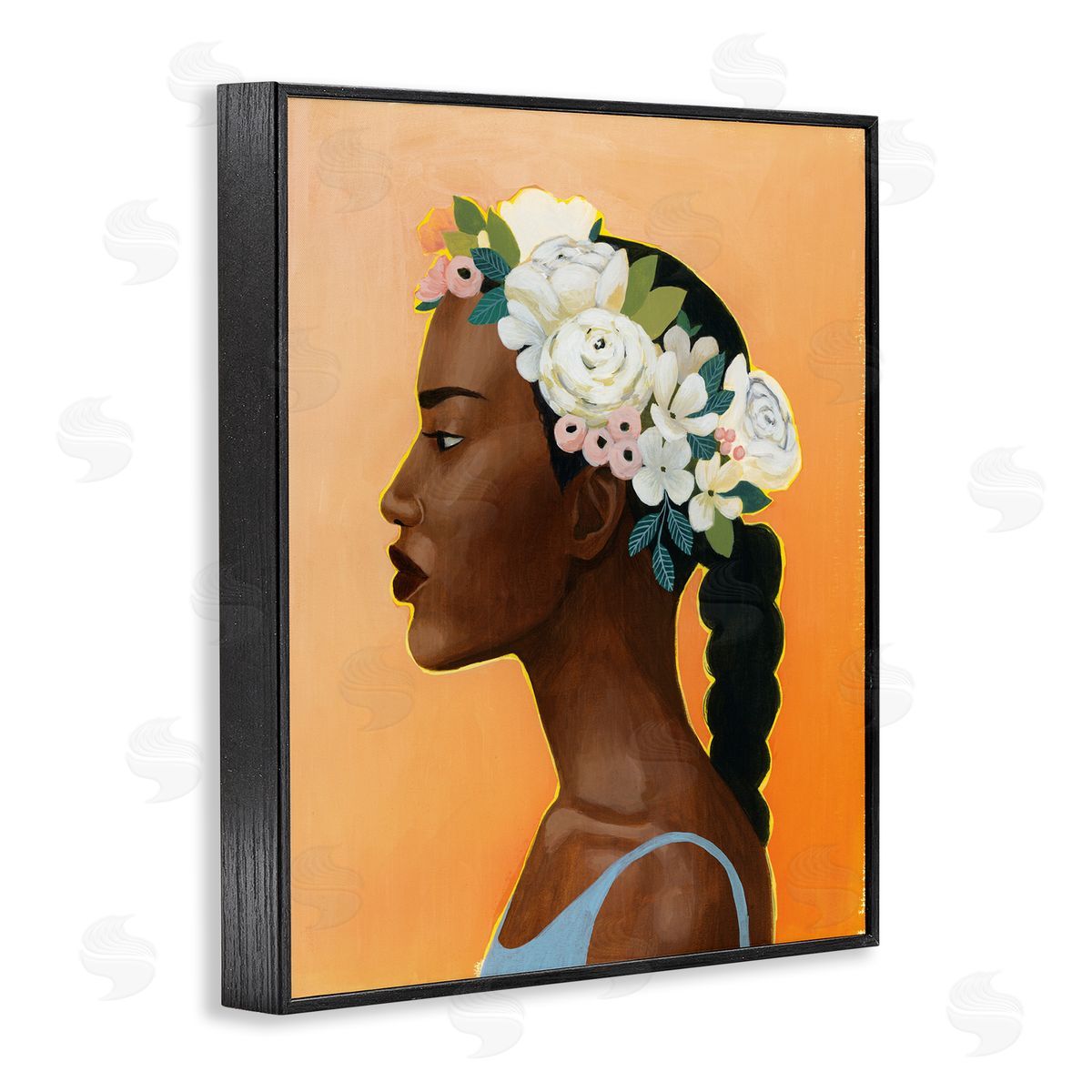 Grace Popp Woman Wearing Rose Floral Crown Strong Portrait