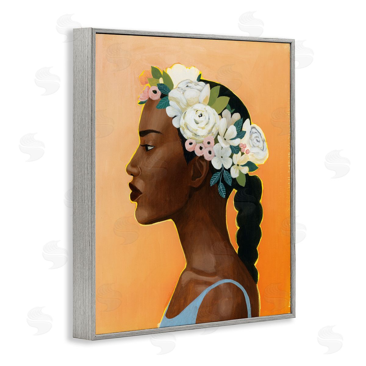 Grace Popp Woman Wearing Rose Floral Crown Strong Portrait