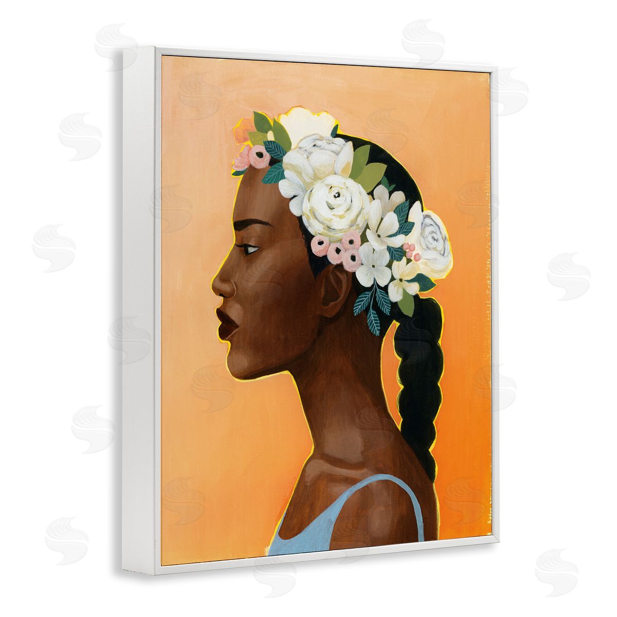 Grace Popp Woman Wearing Rose Floral Crown Strong Portrait
