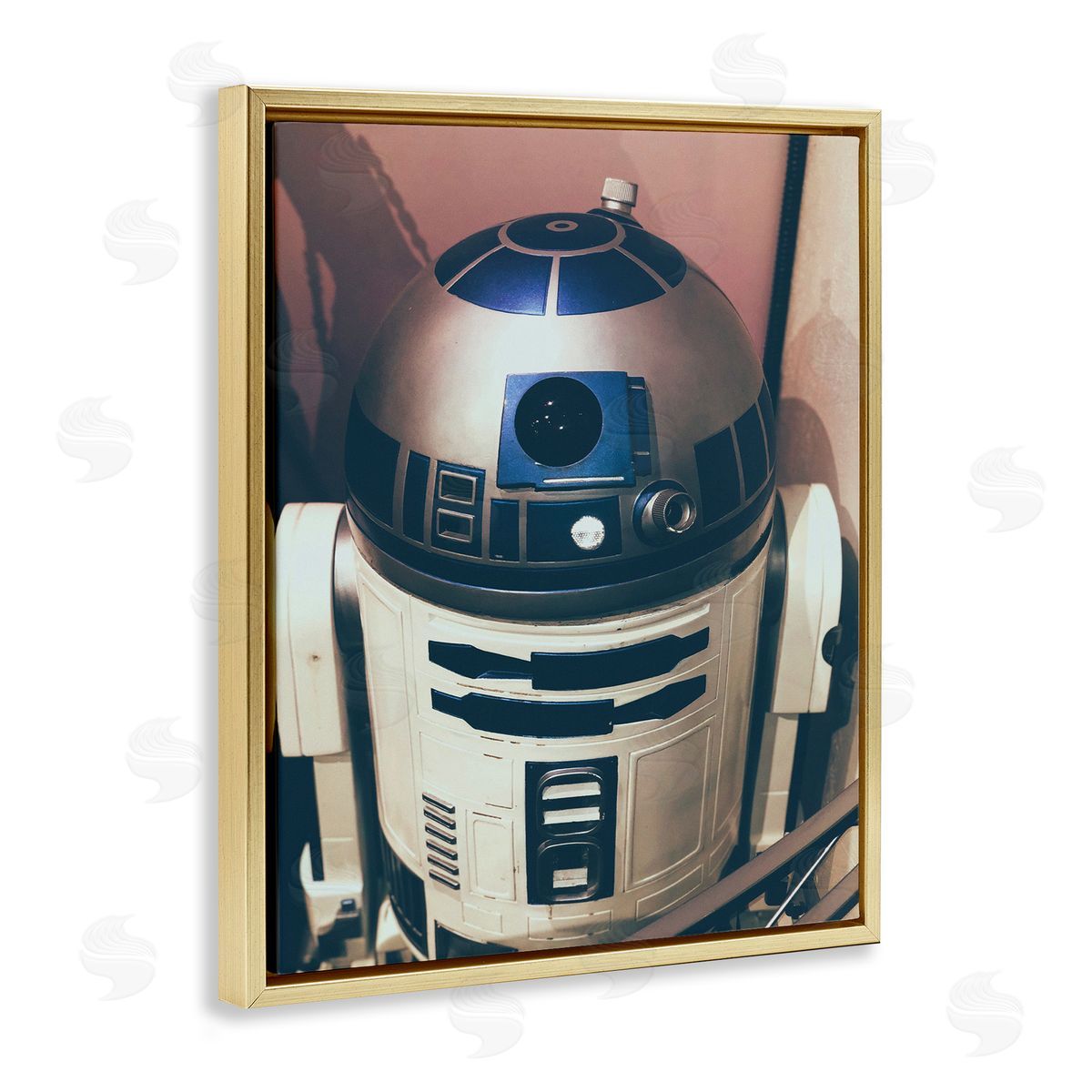 Nice Nshuti Iconic Retro Sci-fi Space Robot Blue White