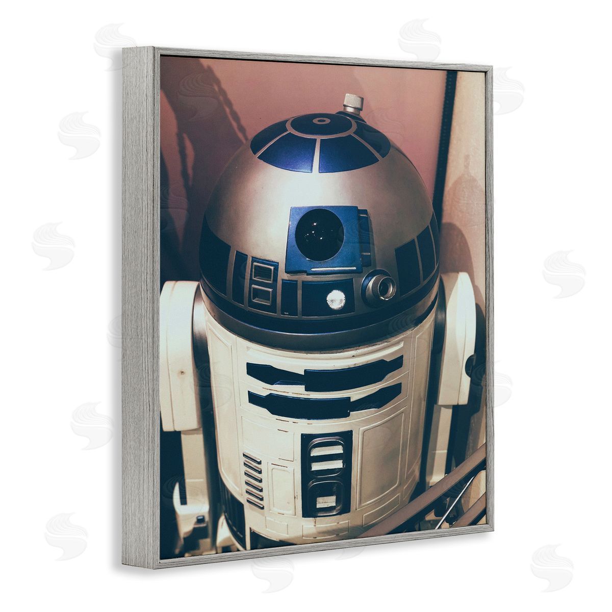 Nice Nshuti Iconic Retro Sci-fi Space Robot Blue White