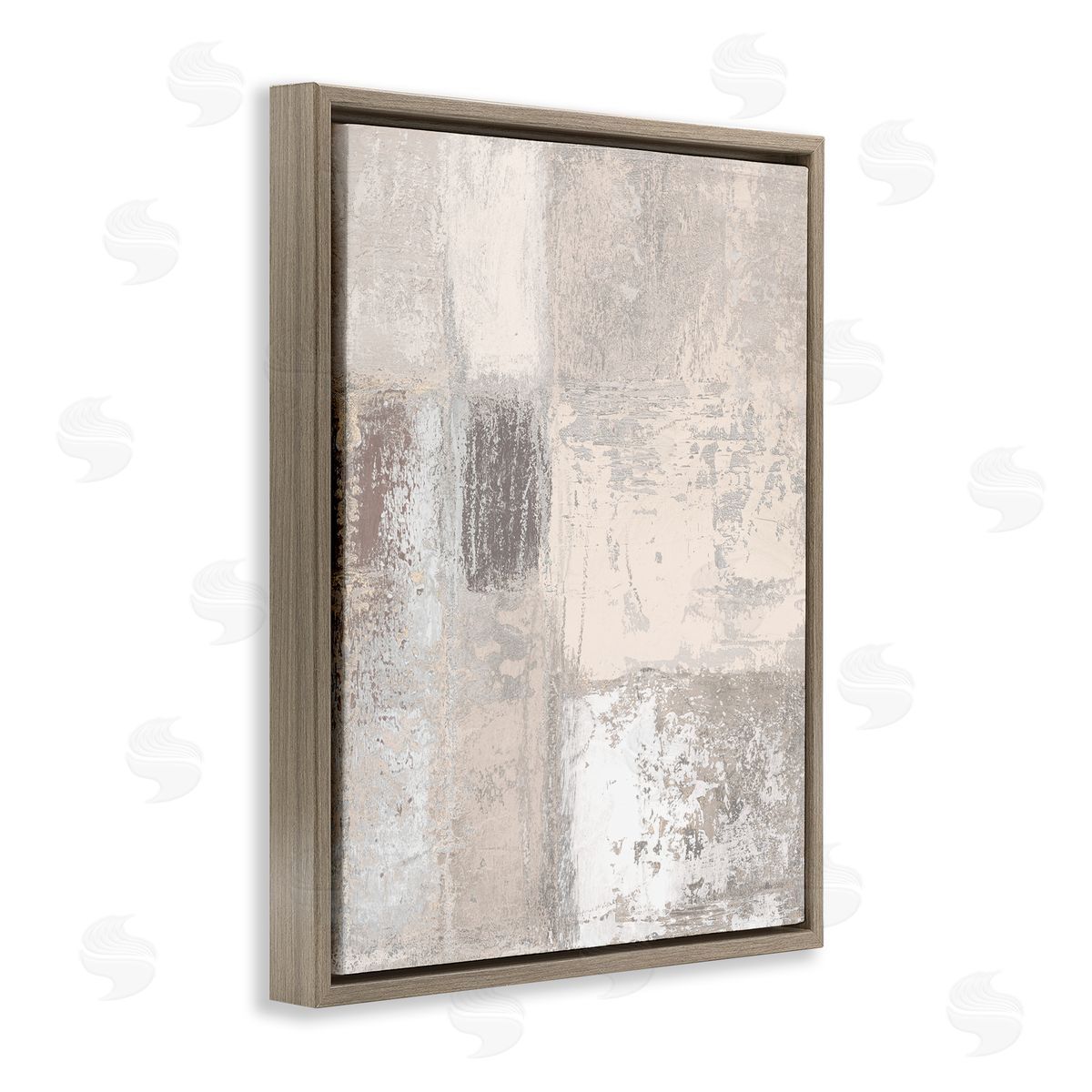 Michael Marcon Conceptual Geometric Tiles Neutral Brown Tones