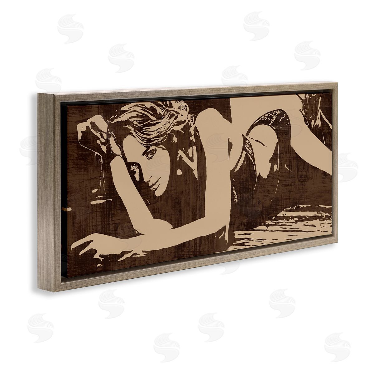 Andrew Cooper Alluring Female Resting Seductive Face Sepia Tone