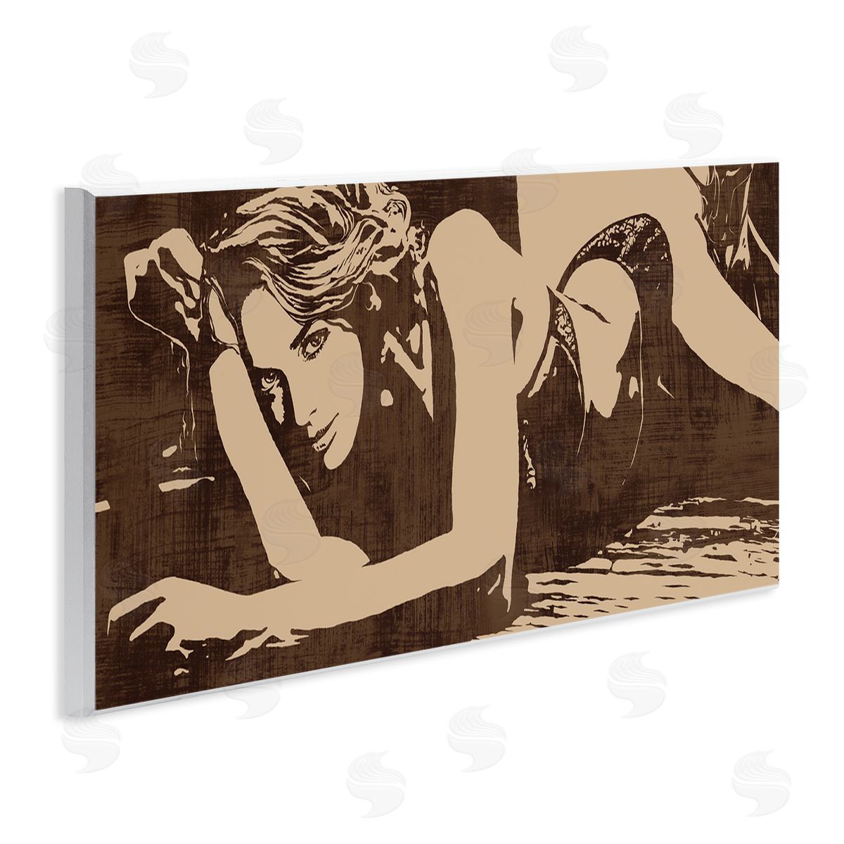 Andrew Cooper Alluring Female Resting Seductive Face Sepia Tone