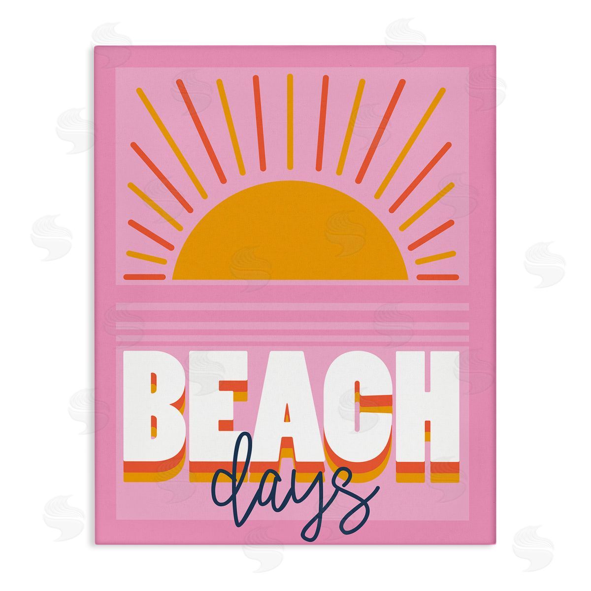 Angela Nickeas Beach Days Quote Rising Sun Ray Horizon Pink