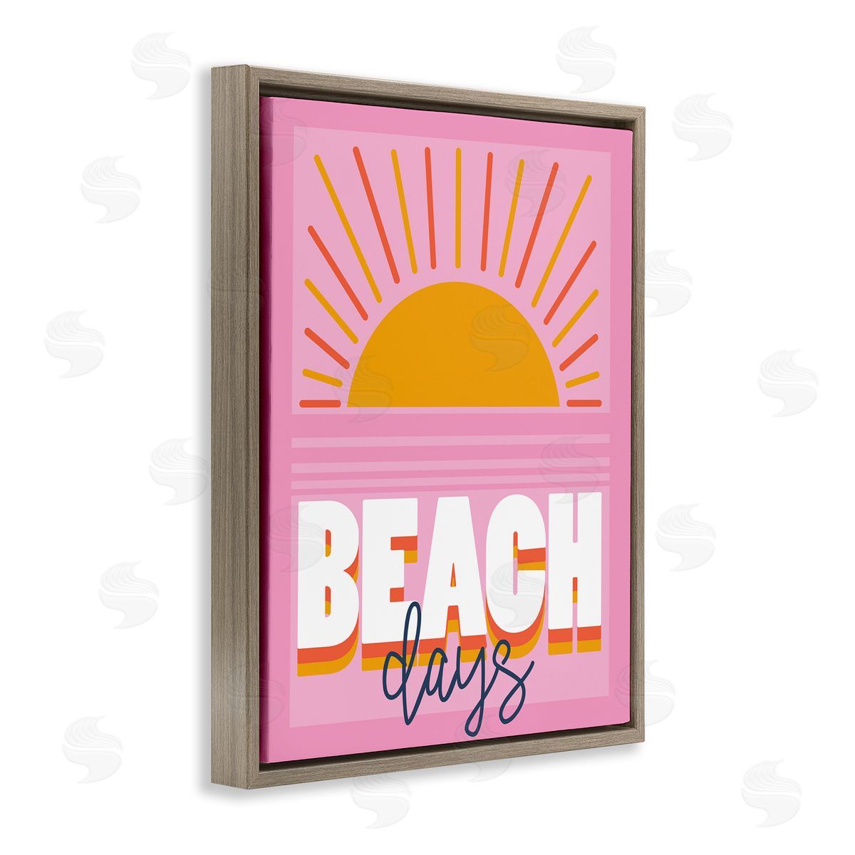 Angela Nickeas Beach Days Quote Rising Sun Ray Horizon Pink