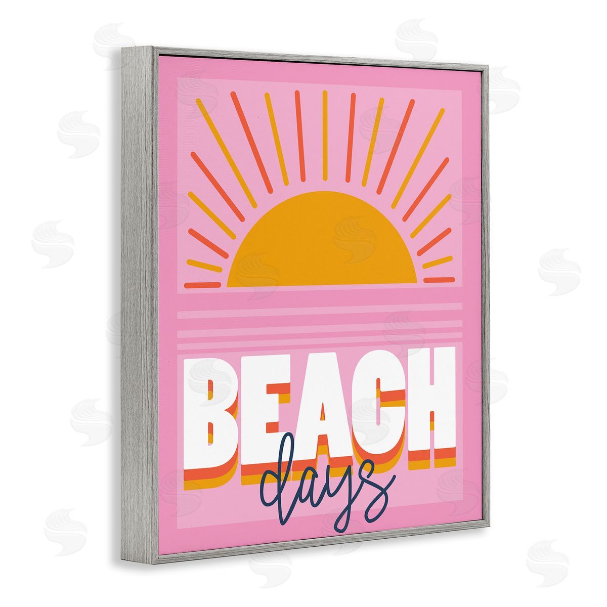 Angela Nickeas Beach Days Quote Rising Sun Ray Horizon Pink