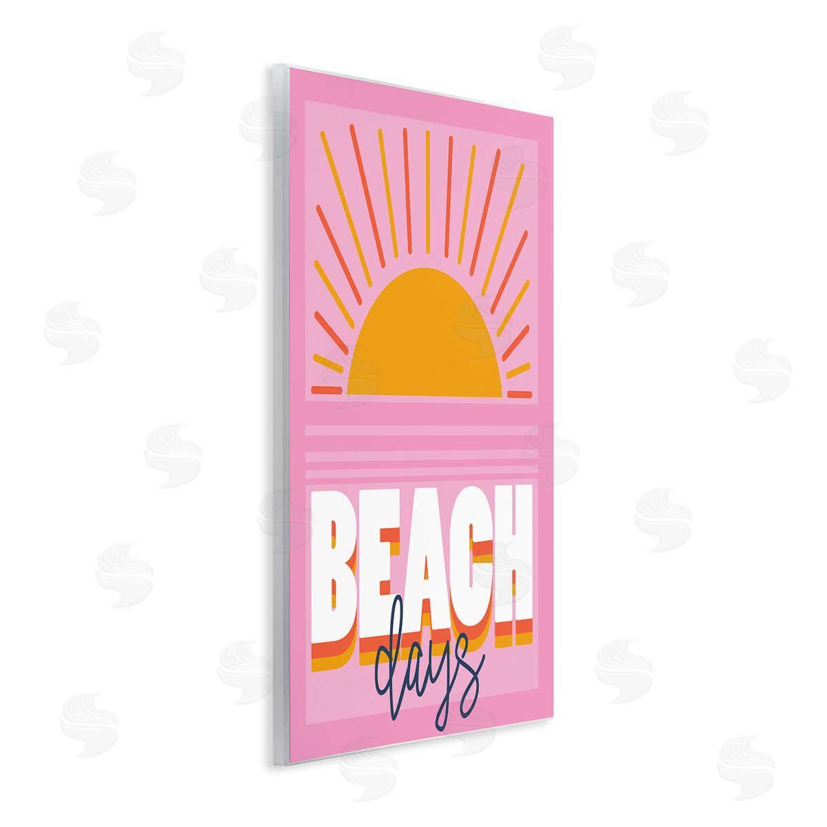 Angela Nickeas Beach Days Quote Rising Sun Ray Horizon Pink