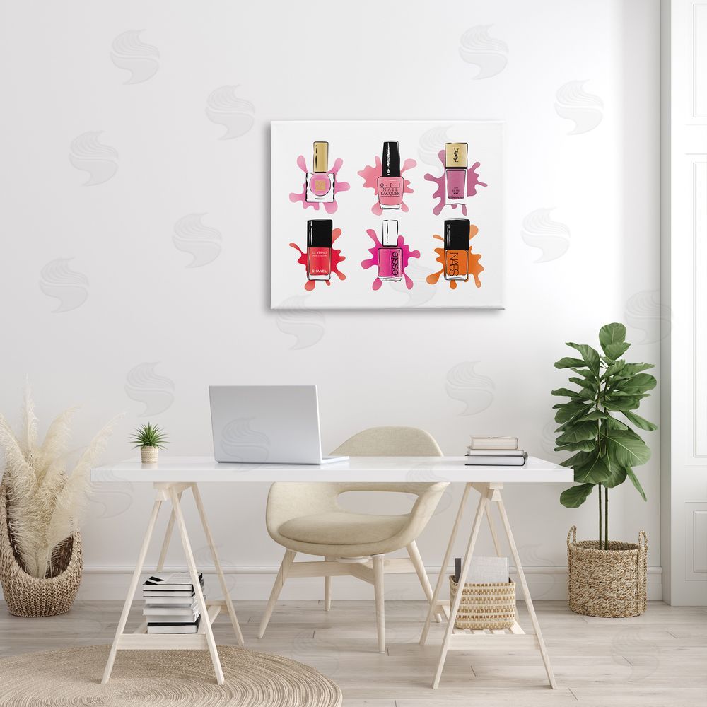 Martina Pavlova Splash Paint Nail Polish Glam Pink Purple Orange