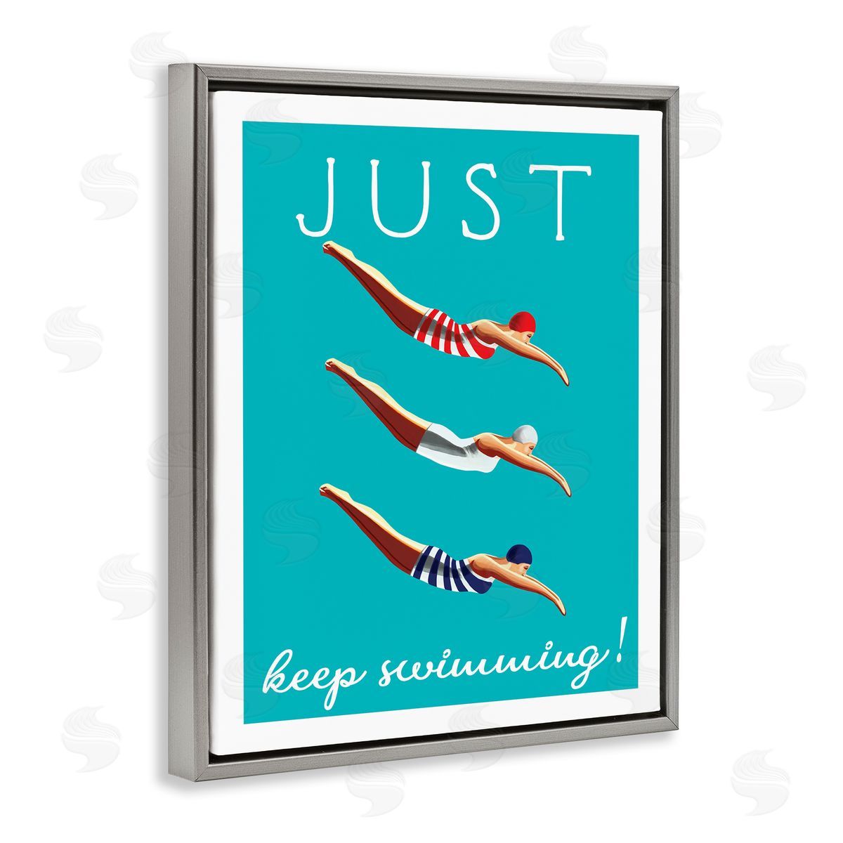 Elizabeth Tyndall Trio of Female Divers Just Keep Swimming Phrase