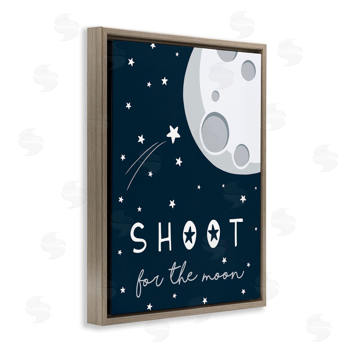 Elizabeth Tyndall Shoot for the Moon Sentiments Flying Stars Blue White