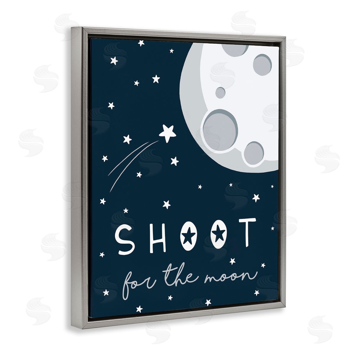 Elizabeth Tyndall Shoot for the Moon Sentiments Flying Stars Blue White