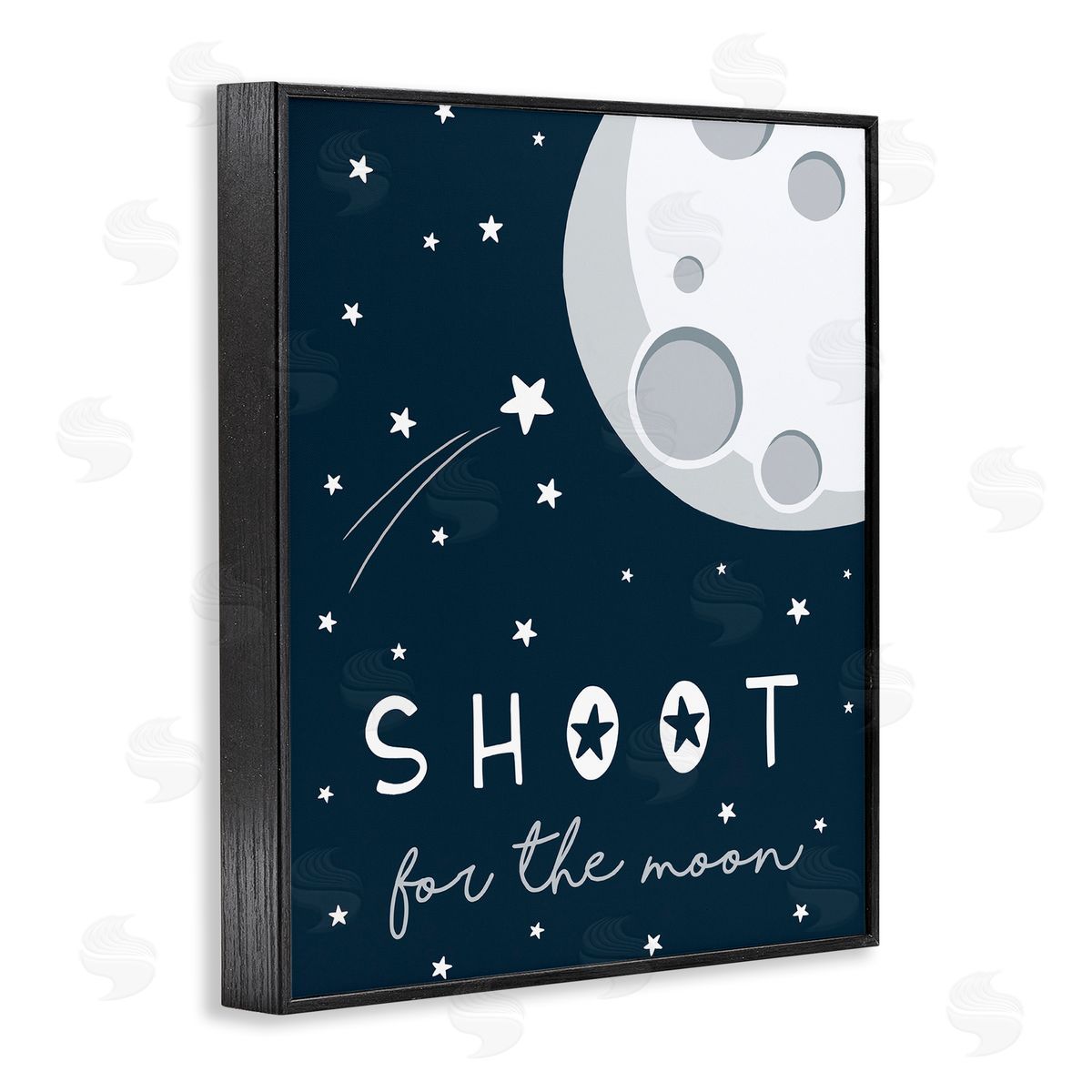 Elizabeth Tyndall Shoot for the Moon Sentiments Flying Stars Blue White