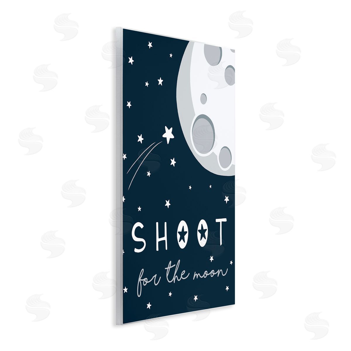 Elizabeth Tyndall Shoot for the Moon Sentiments Flying Stars Blue White
