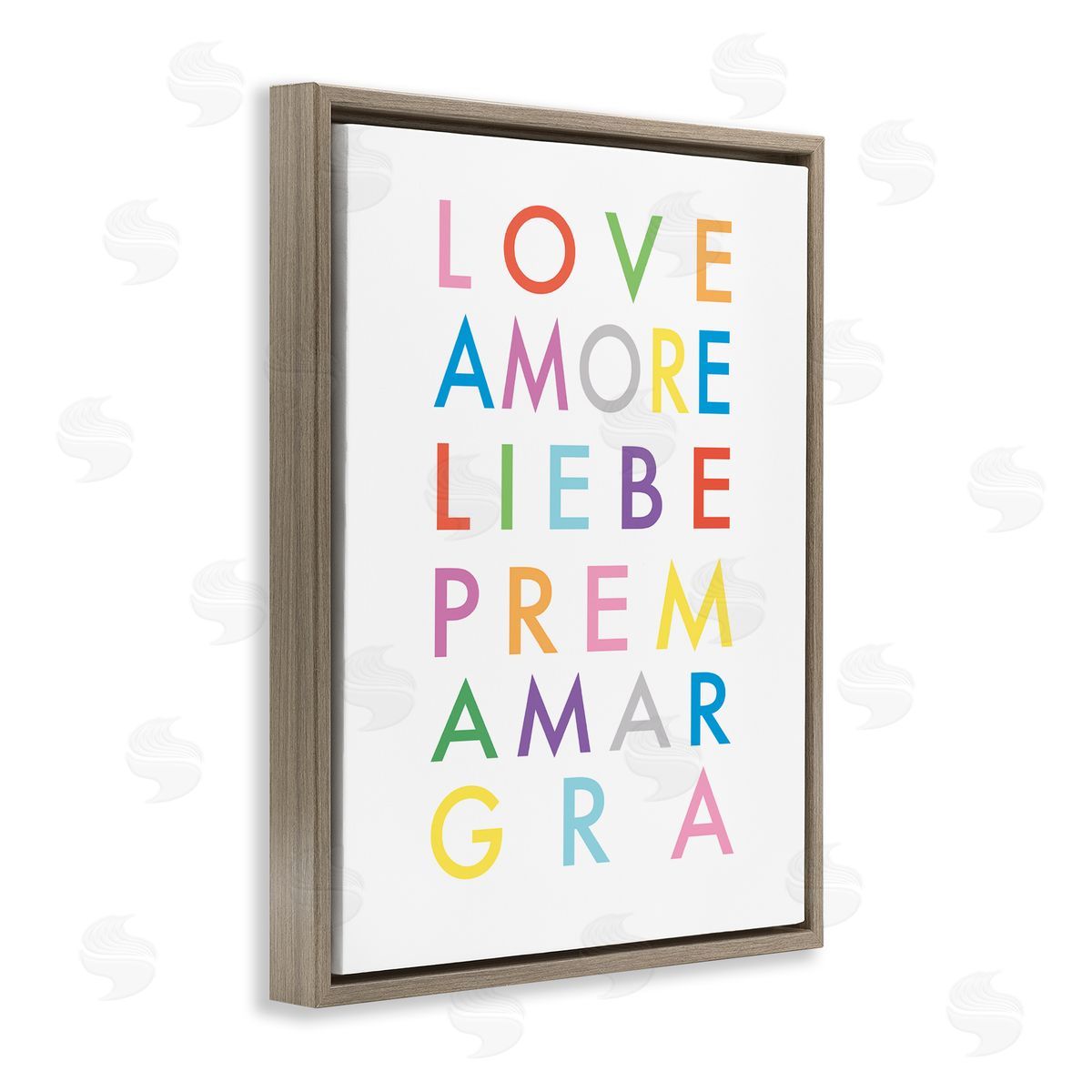 Elizabeth Tyndall Love Amore Liebe Romantic Phrases Bold Rainbow Text