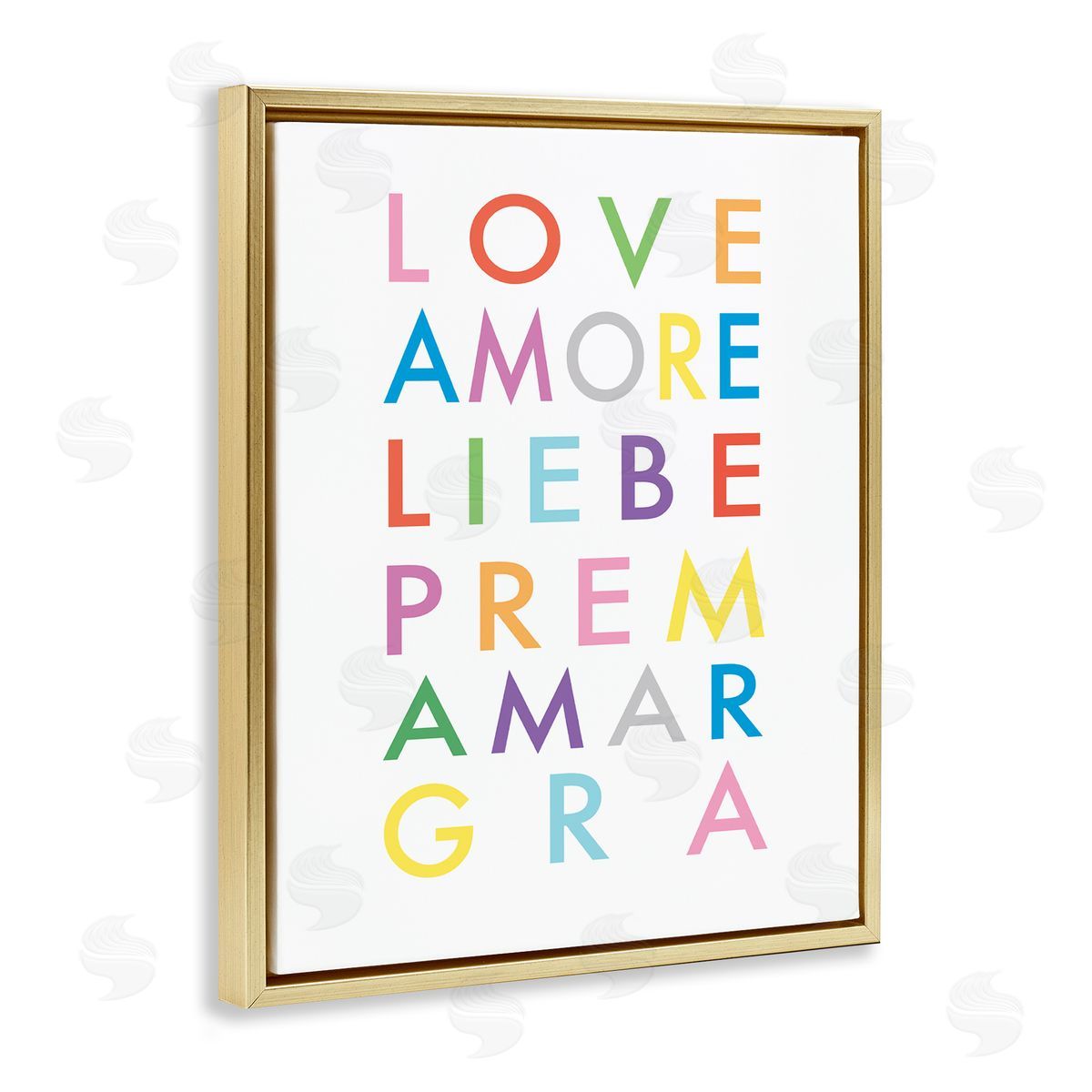 Elizabeth Tyndall Love Amore Liebe Romantic Phrases Bold Rainbow Text