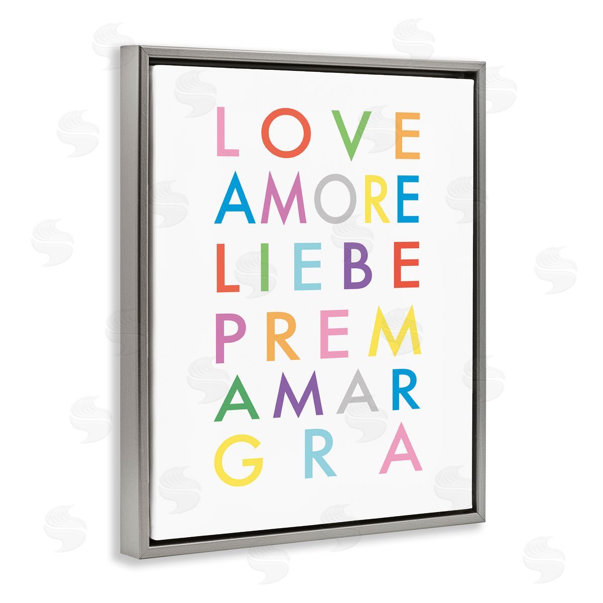 Elizabeth Tyndall Love Amore Liebe Romantic Phrases Bold Rainbow Text