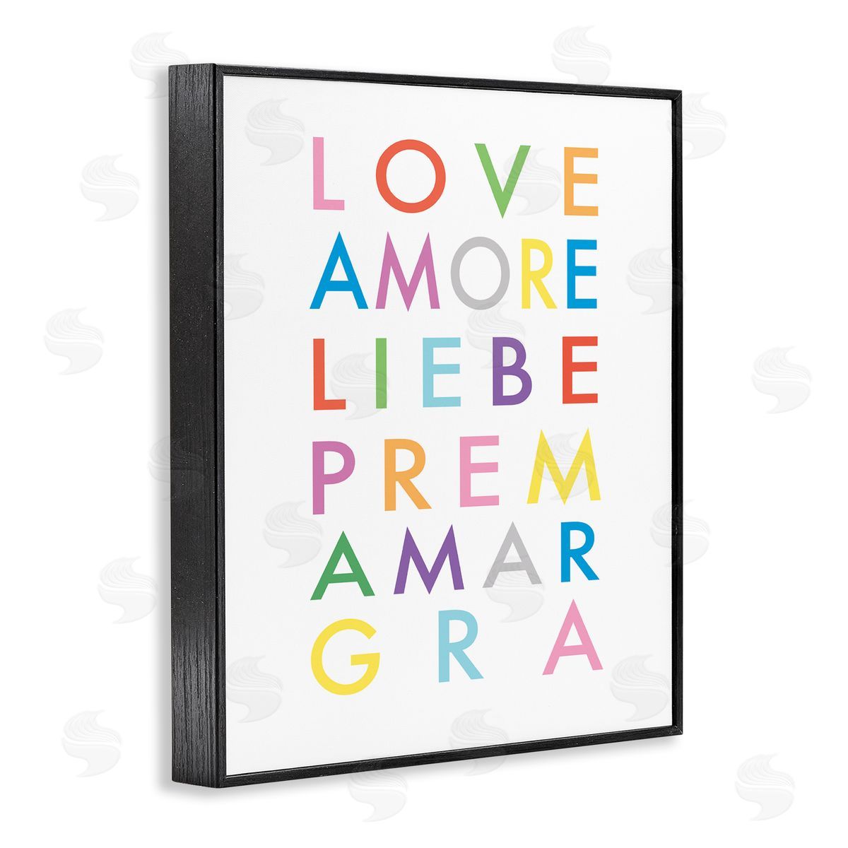 Elizabeth Tyndall Love Amore Liebe Romantic Phrases Bold Rainbow Text