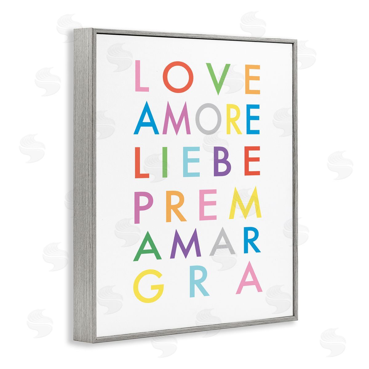 Elizabeth Tyndall Love Amore Liebe Romantic Phrases Bold Rainbow Text