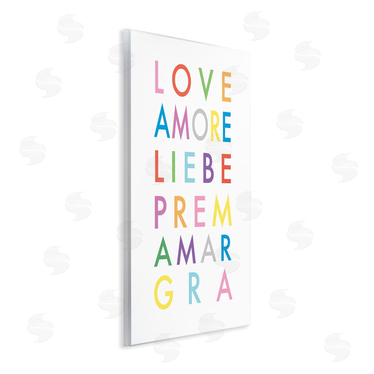 Elizabeth Tyndall Love Amore Liebe Romantic Phrases Bold Rainbow Text