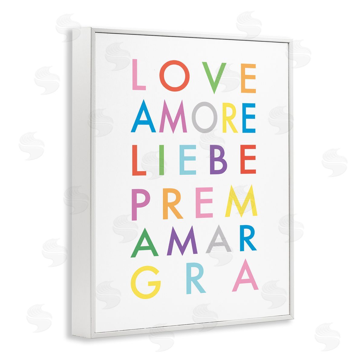 Elizabeth Tyndall Love Amore Liebe Romantic Phrases Bold Rainbow Text
