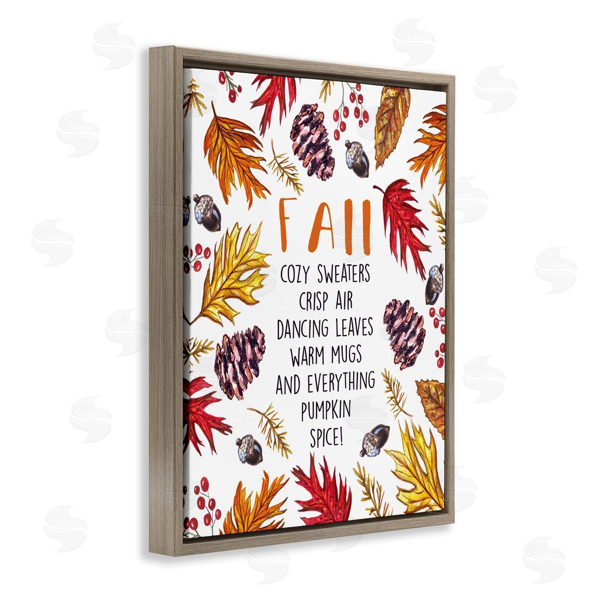 Elizabeth Tyndall Fall Favorite Pastimes List Forest Foliage Wreath