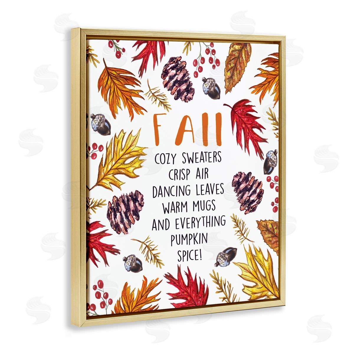 Elizabeth Tyndall Fall Favorite Pastimes List Forest Foliage Wreath