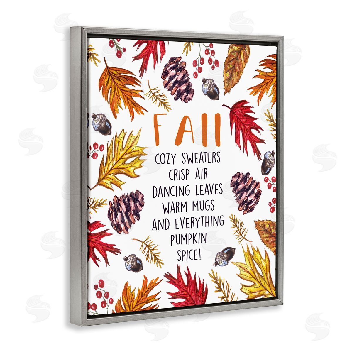 Elizabeth Tyndall Fall Favorite Pastimes List Forest Foliage Wreath