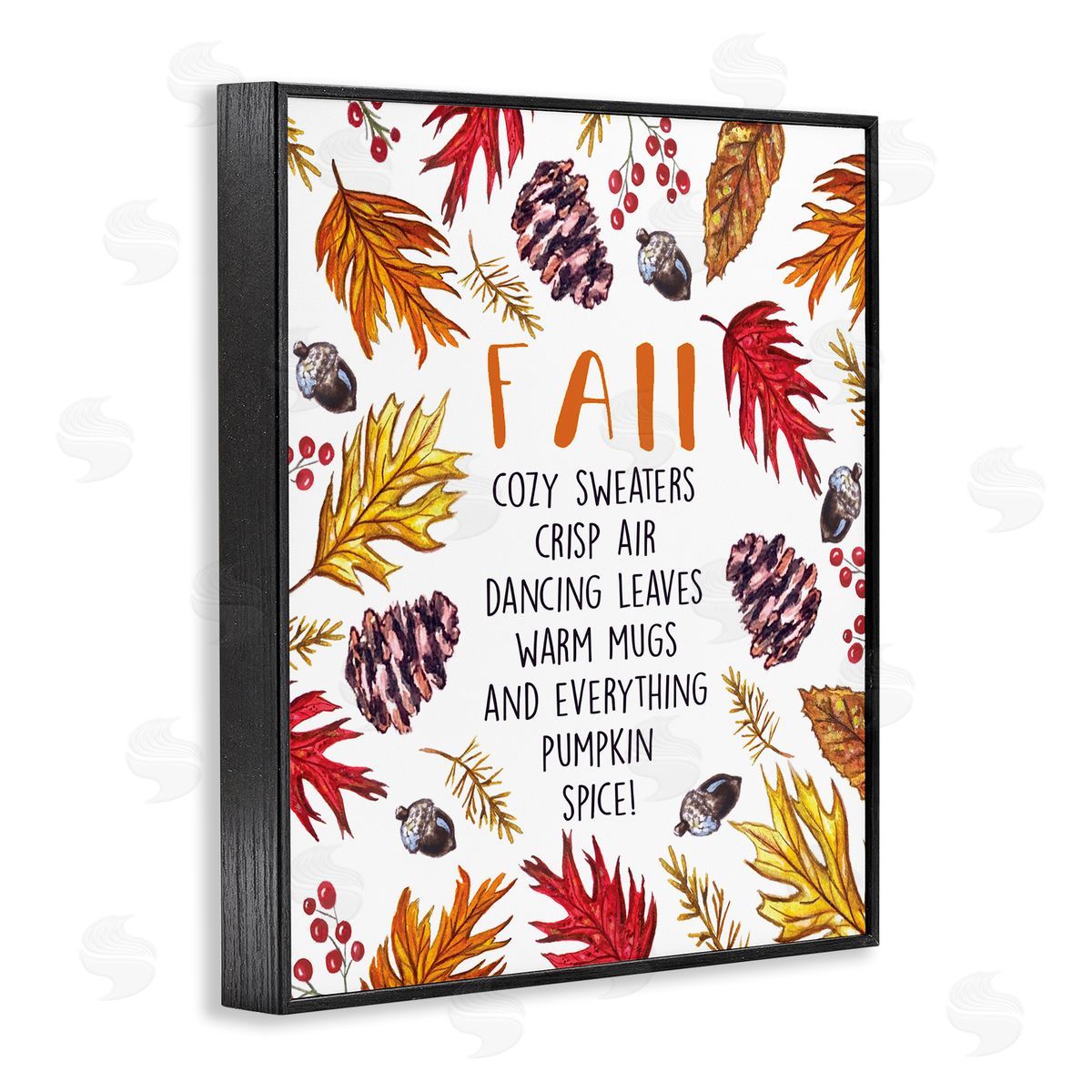 Elizabeth Tyndall Fall Favorite Pastimes List Forest Foliage Wreath