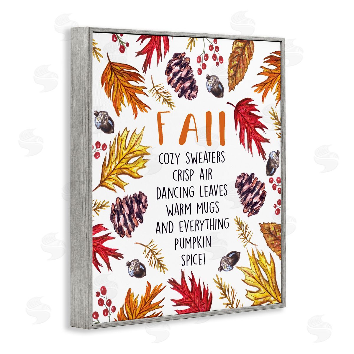 Elizabeth Tyndall Fall Favorite Pastimes List Forest Foliage Wreath