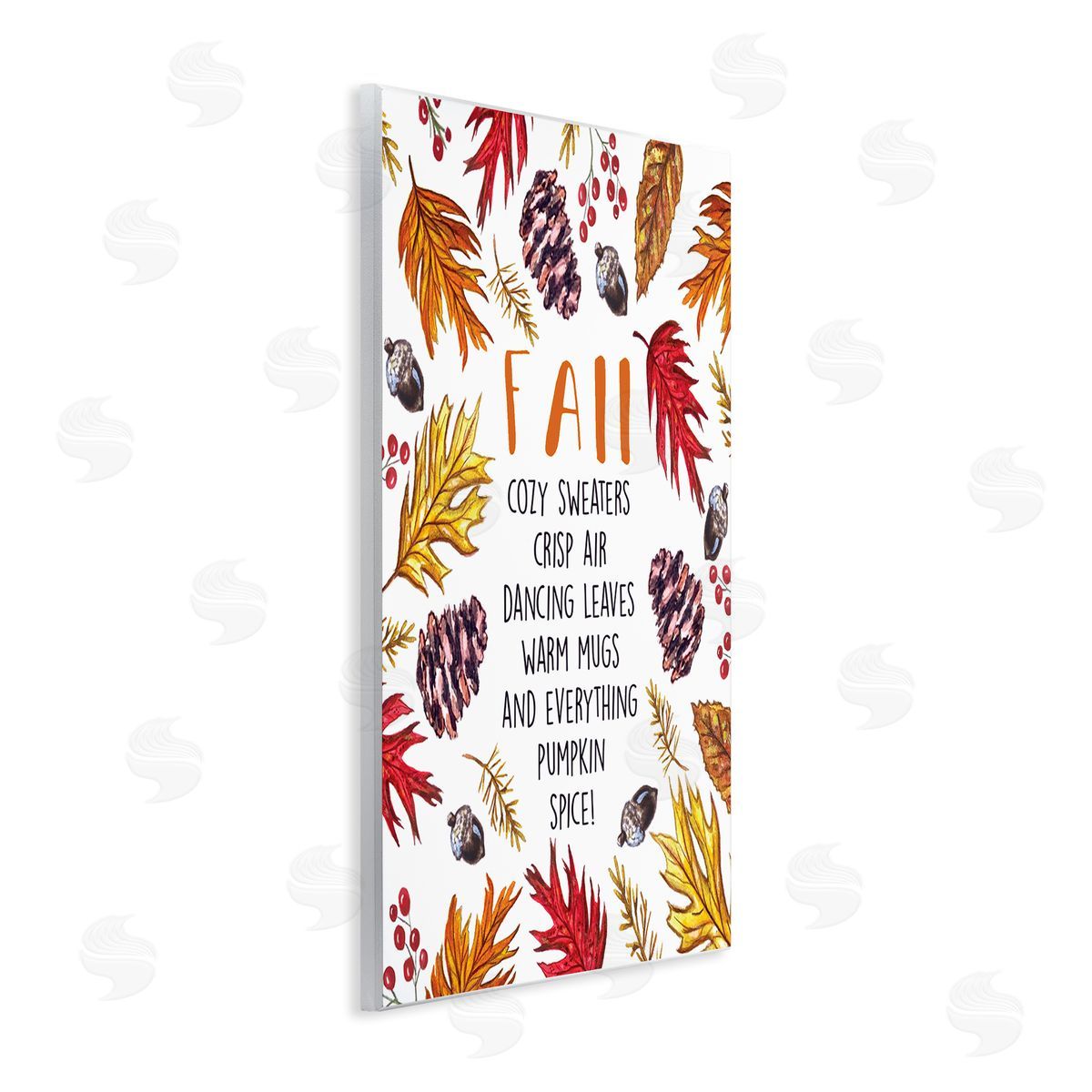 Elizabeth Tyndall Fall Favorite Pastimes List Forest Foliage Wreath