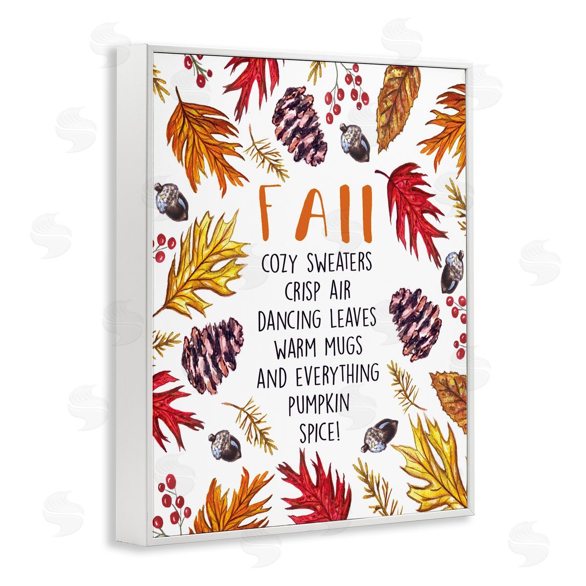 Elizabeth Tyndall Fall Favorite Pastimes List Forest Foliage Wreath