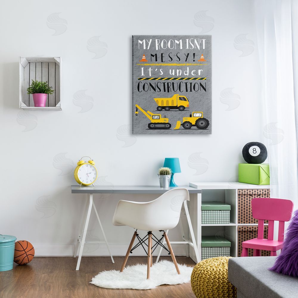 Elizabeth Tyndall Messy Room or Under Construction Kid's Room Sign