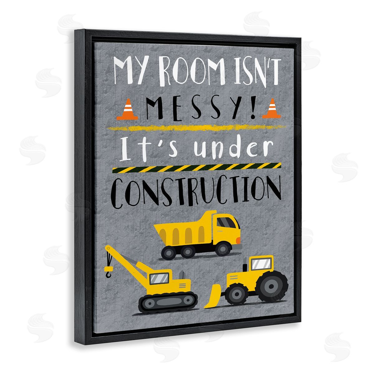 Elizabeth Tyndall Messy Room or Under Construction Kid's Room Sign